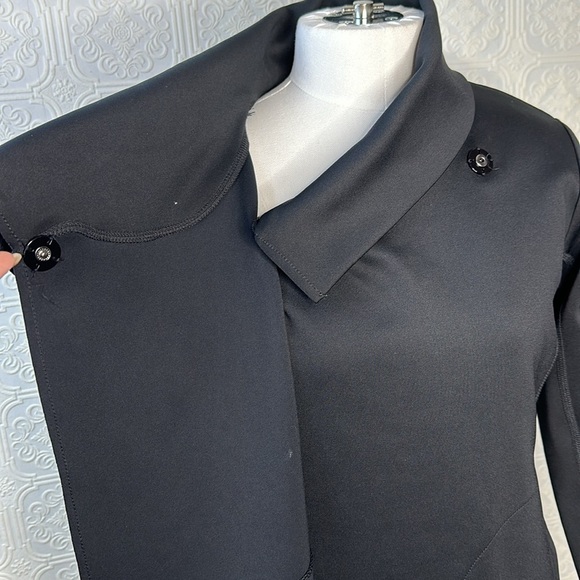 CALIA | Carrie Underwood Effortless Moto Jacket Caviar Black Size Small - Picture 6 of 13